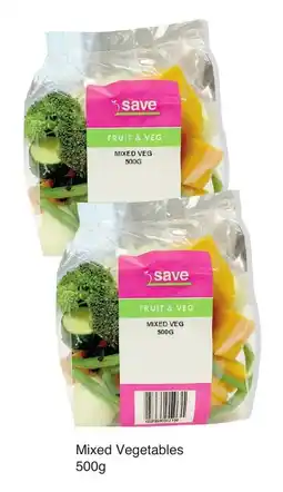 Save Mixed Vegetables 500g offer