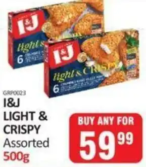 I&J Light & Crispy 500g