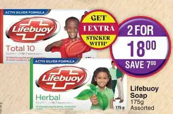Dis-Chem Lifebuoy Soap 175g offer
