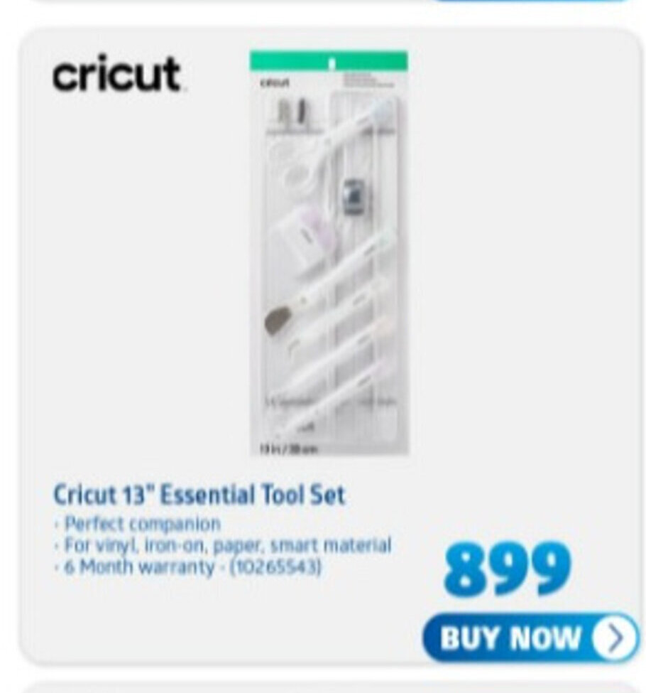 Cricut 13" Essential Tool Set offer at Incredible Connection