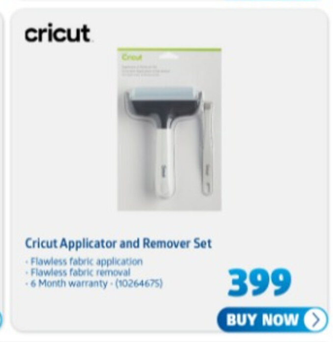 Cricut Applicator and Remover Set offer at Incredible Connection