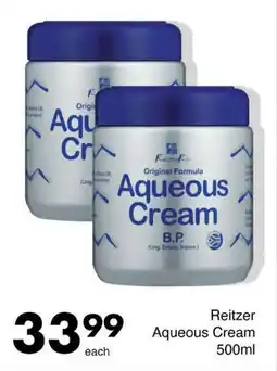 Save Hyper Reitzer Aqueous Cream 500ml offer