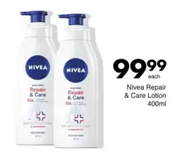 Save Hyper Nivea Repair & Care Lotion 400ml offer
