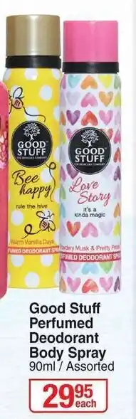 Dis-Chem Good Stuff Perfumed Deodorant Body Spray 90ml offer