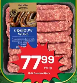Pick n Pay Hypermarket Bulk Grabouw Wors offer