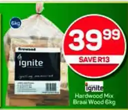 Pick n Pay Hardwood Mix Braai Wood 6kg offer