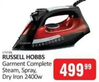 KitKat Cash and Carry Russell Hobbs Garment Complete Steam, Spray Dry Iron 2400W offer