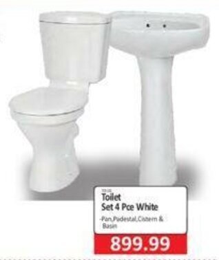 KitKat Cash and Carry Toilet Set 4 Pce White offer