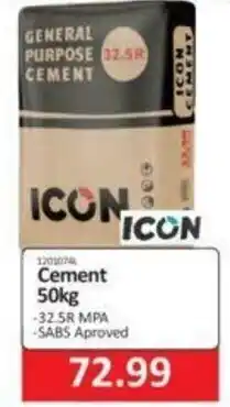 KitKat Cash and Carry Icon General Purpose Cement 50kg offer