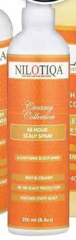Dis-Chem Nilotiqa Creamy Collection 48 Hour Scalp Spray 250ml offer