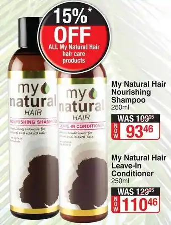 Dis-Chem My Natural Hair Leave-In Conditioner 250ml offer