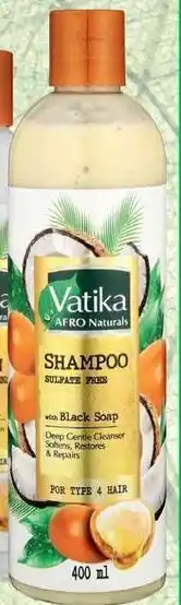Dis-Chem Vatika Afro Naturals Shampoo 400ml offer