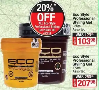 Dis-Chem Eco Style Professional Styling Gel 473ml offer