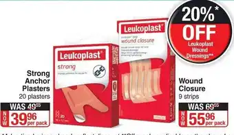 Dis-Chem Wound Closure 9 Strips offer