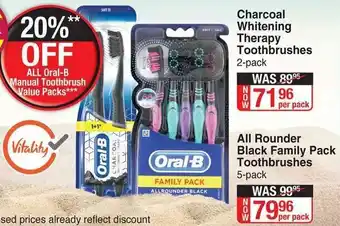 Dis-Chem All ROunder Black Family Pack Toothbrushes 5-pack offer