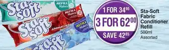 Dis-Chem Sta-Soft Fabric Conditioner Refill 500ml offer