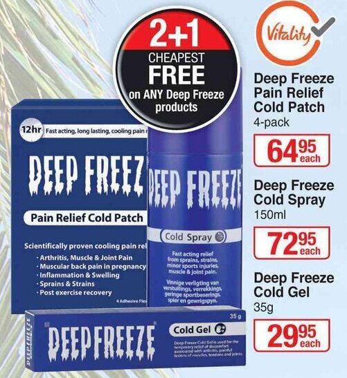 Deep Freeze Cold Gel 35g offer at DisChem