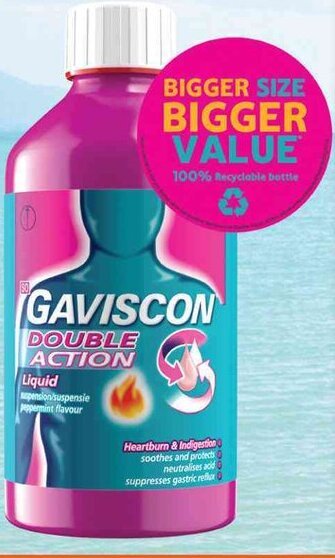 Dis-Chem Gaviscon Double Action Liquid 600ml offer