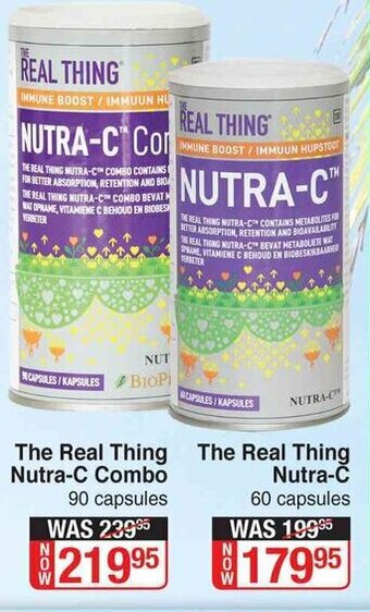 The Real Thing Nutra-C Combo 90 Capsules