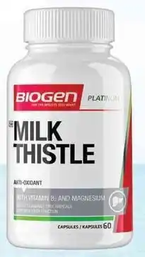 Dis-Chem Biogen Milk Thistle 60 Capsules offer