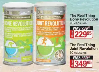 Dis-Chem The Real Thing Joint Revolution 90 Capsules offer