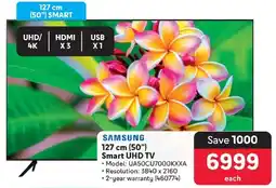 Makro SAMSUNG 127 cm (50") Smart UHD TV offer