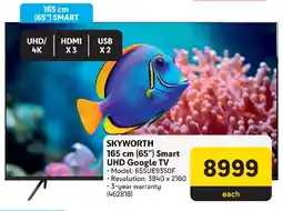 Makro SKYWORTH 165 cm (65") Smart UHD Google TV offer