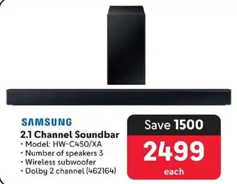 Makro SAMSUNG 2.1 Channel Soundbar offer