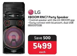 Makro LG XBOOM RNC7 Party Speaker offer