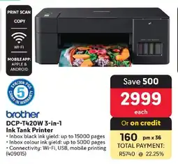 Makro DCP-T420W 3-in-1 Ink Tank Printer offer