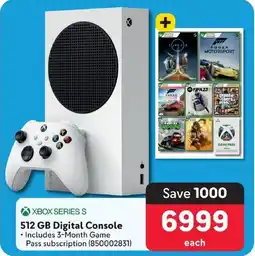 Makro XBOX SERIES S 512 GB Digital Console offer