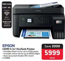 Makro EPSON L5290 4-in-1 EcoTank Printer offer