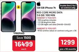 128 GB iPhone 14