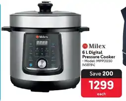 Makro Milex 6 L Digital Pressure Cooker offer