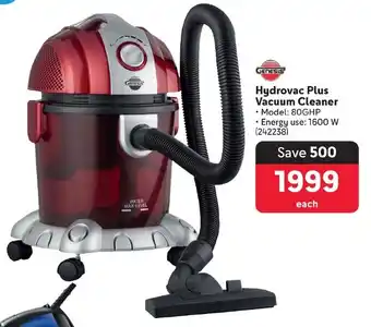 Makro GENESIS Hydrovac Plus Vacuum Cleaner offer