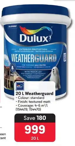 Makro Dulux 20 L Weatherguard offer
