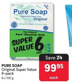 Makro PURE SOAP Original Super Value 6-pack offer