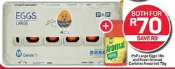 Pick n Pay Hypermarket PnP Large Eggs 18s and Knorr Aromat Canister Assorted 75g offer