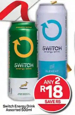 Pick n Pay Hypermarket Switch Energy Drink Assorted 500ml offer