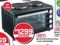 Pick n Pay Hypermarket DEFY 30 Litre Mini Kitchen Oven offer