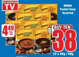 Boxer Superstores IMANA Packet Soup Assorted offer