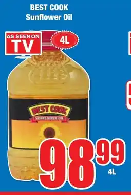 Boxer Superstores BEST COOK Sunflower Oil offer