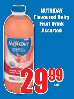 Boxer Superstores NUTRIDAY Flavoured Dairy Fruit Drink Assorted offer