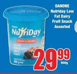 DANONE Nutriday Low Fat Dairy Fruit Snack Assorted