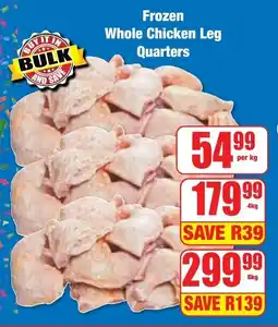Boxer Superstores Frozen Whole Chicken Leg Quarters offer