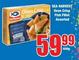 Boxer Superstores SEA HARVEST Oven Crisp Fish Fillet Assorted offer