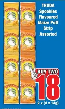Boxer Superstores TRUDA Spookies Flavoured Maize Puff Strip Assorted offer