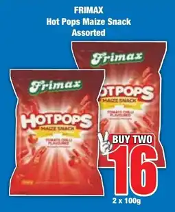 Boxer Superstores FRIMAX Hot Pops Maize Snack Assorted offer