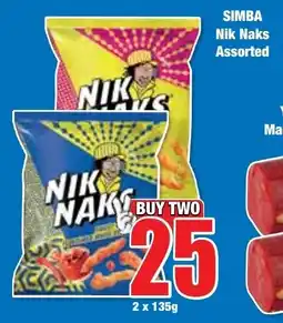 Boxer Superstores SIMBA Nik Naks Assorted offer