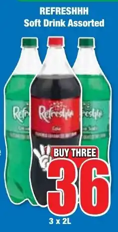 Boxer Superstores REFRESHHH Soft Drink Assorted offer